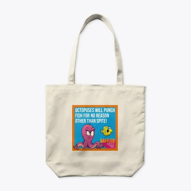 Baffled Oragnic Octopus Tote Bag!